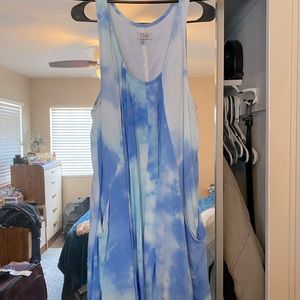 Flowy Cloud Mini Dress